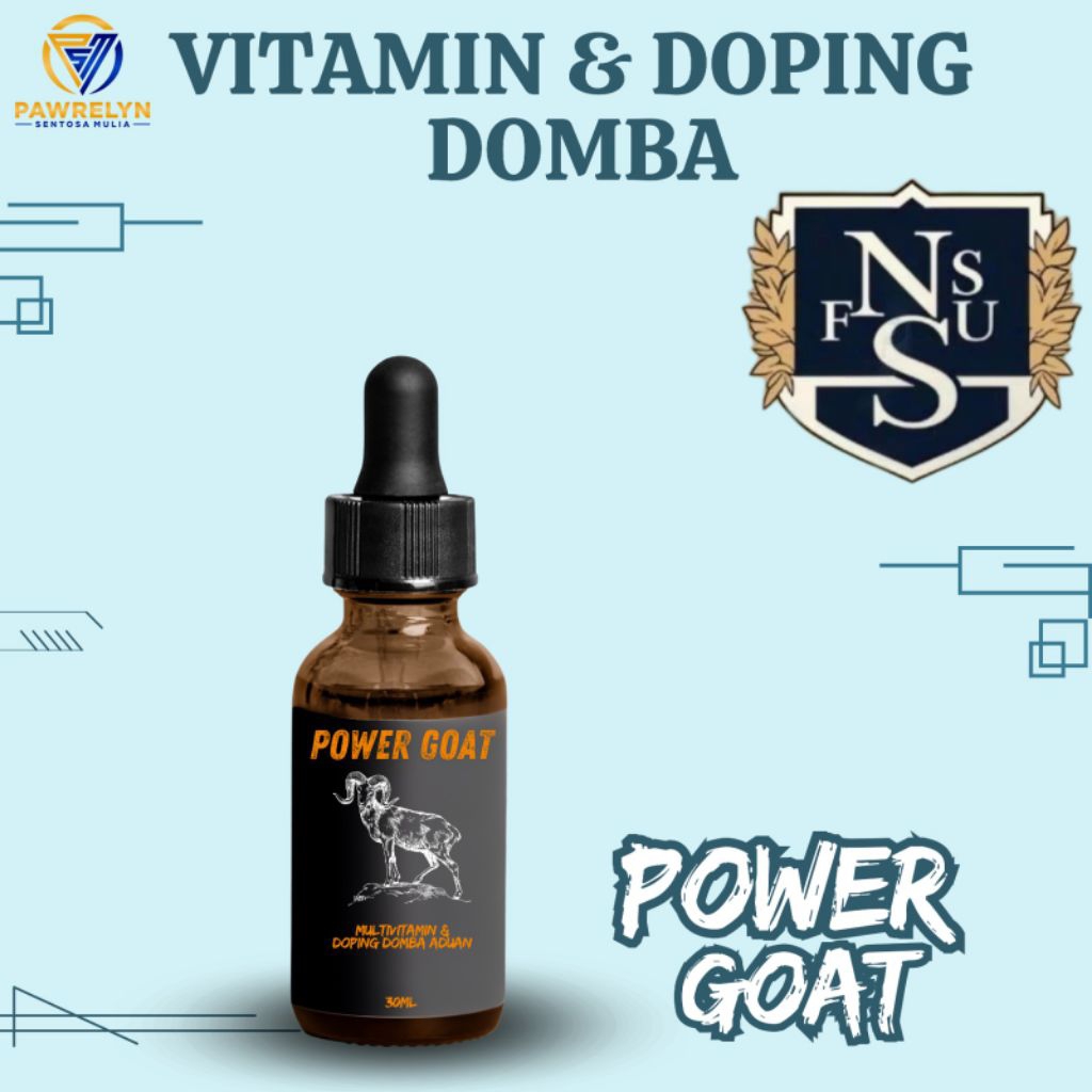 NFSU - POWER GOAT DOMBA/KUDA -  Obat Doping Domba Adu Domba Garut Adu Domba Stamina Tahan Sakit Nafs