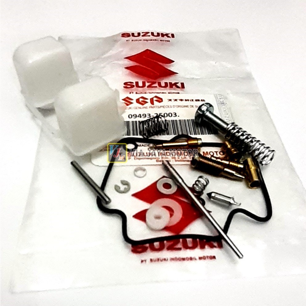 SP7601 SATRIA FU PELAMPUNG + REPAIRKIT KARBU ISI REPAIR KIT KARBU SATRIA FU SATRIA FU150 SUZUKI