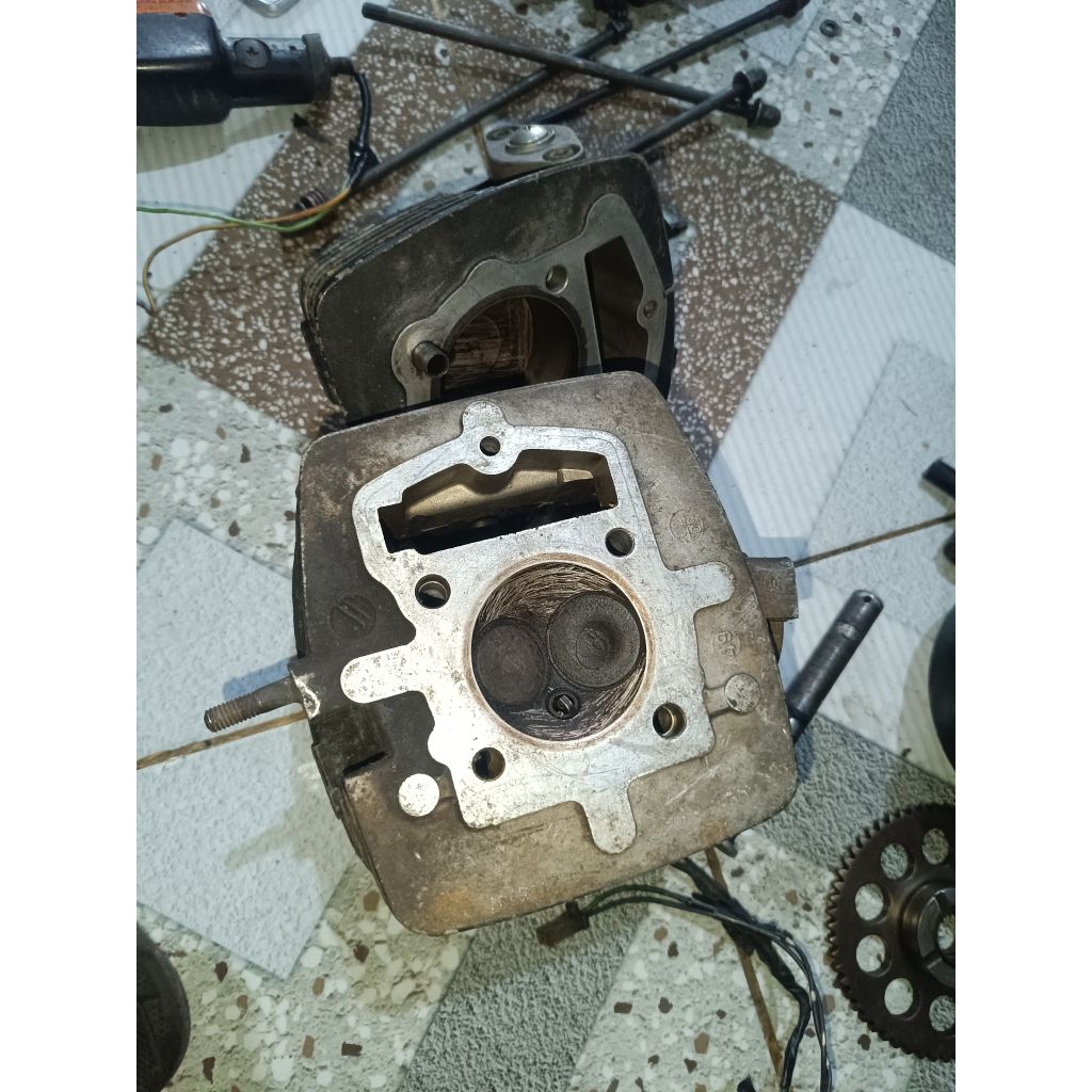 kop jaguar 200cc 196 original set isi komplit