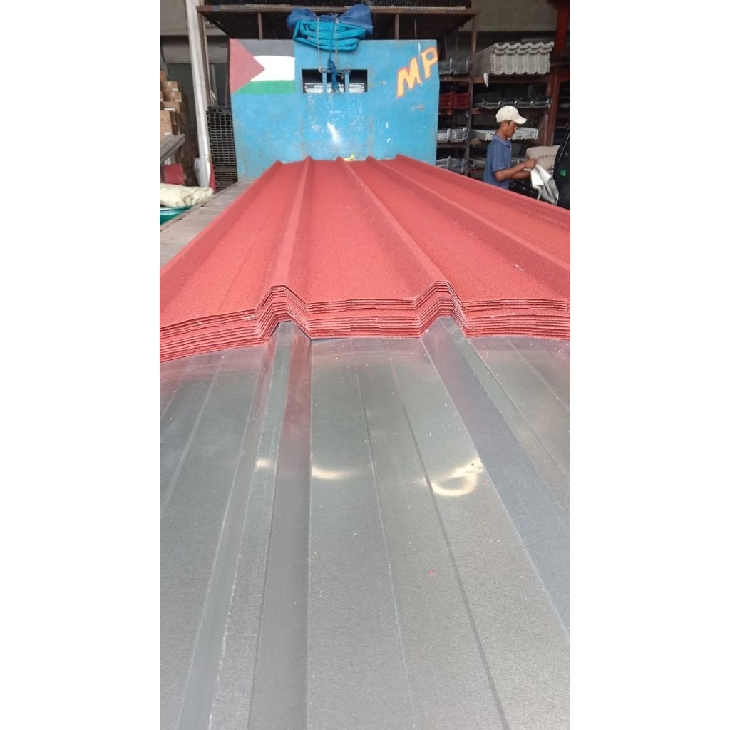 Spandek pasir 0.40 full.Atap spandek pasir 0.40 full