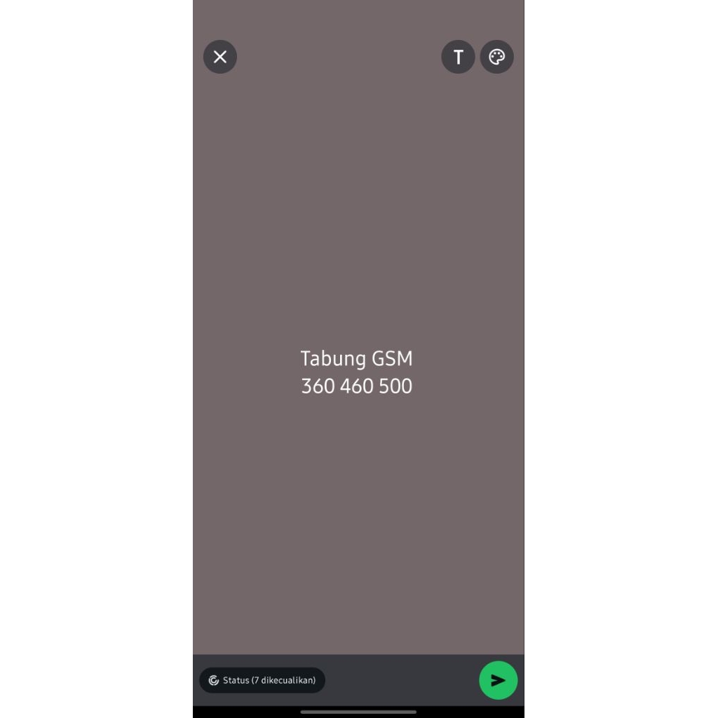 tabung GSM 360 460 500 cc