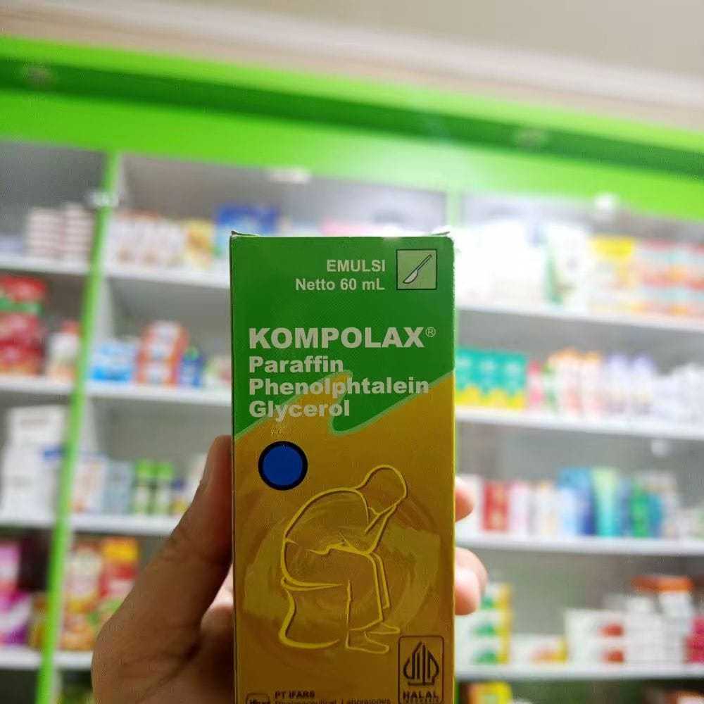 Kompolax Emulsi Syrup 60ml, Similar to Dulcolax Sirup