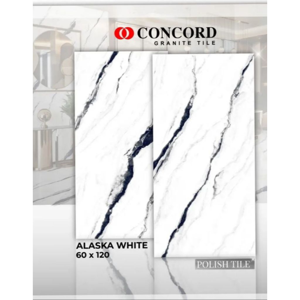 Granit 60x120 Concord Alaska White | Grade A