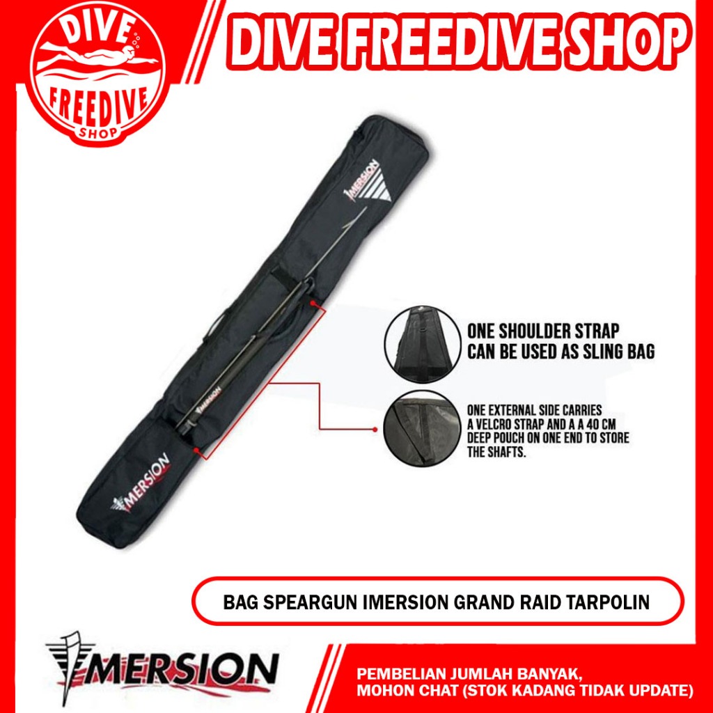 B690 - Bag Speargun Imersion Grand Raid Tarpolin Tas Panah Tembak Ikan Spearfishing Freediving Dive