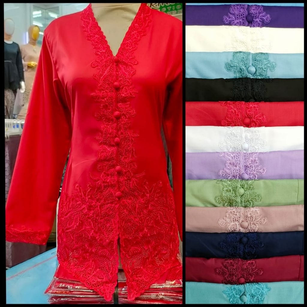 Kebaya Encim Bordir senada kebaya modern Kebaya Encim Polos Kebayak Encim Nasional Kebaya Encim Beta