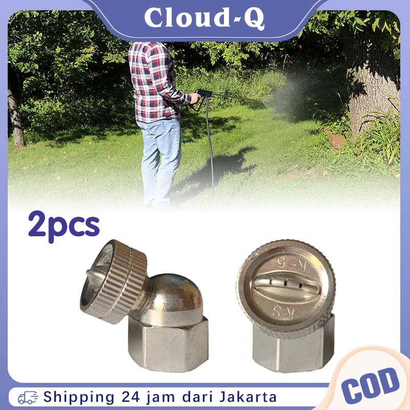 2Pcs Nozzle Sprayer Kuningan / Nozel Sprayer Kabut Lubang 3 / Spuyer Semprotan Pertanian