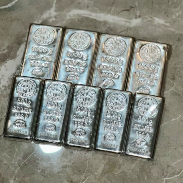 Nadir Fine Silver Perak Murni 999.9 1000gr sertifikat LBMA
