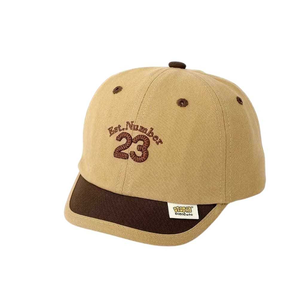 Topi Anak BaseBall Unisex Laki Laki Perempuan Style Korea Bordir EST NUMBER 23 Umur 6 Bulan- 4 Tahun