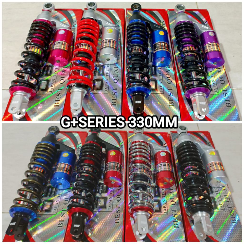 (DBS 8899 GPLUS 330MM)SHOCK VARIO 125/150 BEAT/BEAT FI/BEAT STREET/SCOOPY FI/SHOCK BELAKANG MATIC