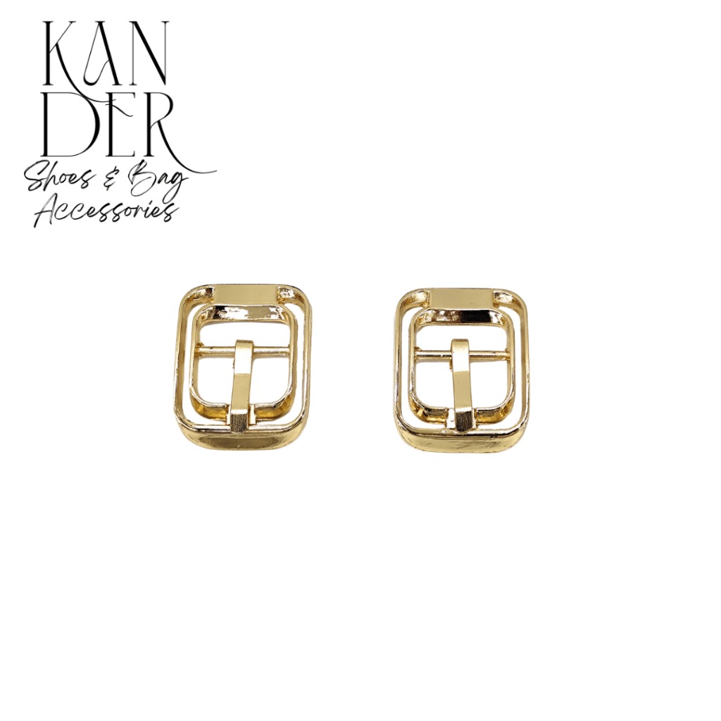 KANDER Alloy Shoes Buckle Ring Tusuk Ring Jarum Ring Gesper Aksesoris Sepatu Sandal Wanita 7238