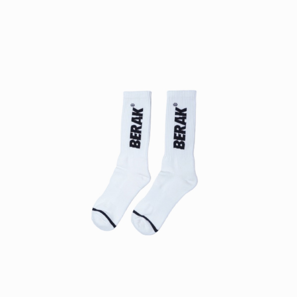 Berak 9420 Kaos Kaki Socks DESTROY WHITE