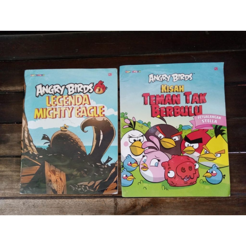 [preloved/second/bekas] Paket 2 buku cerita anak edutivity angry birds
