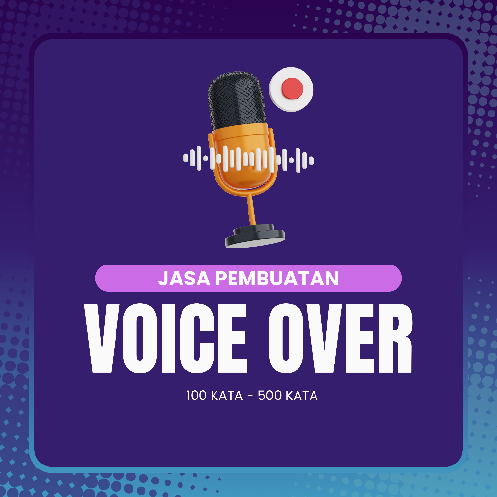 JASA BUAT VOICE OVER MURAH