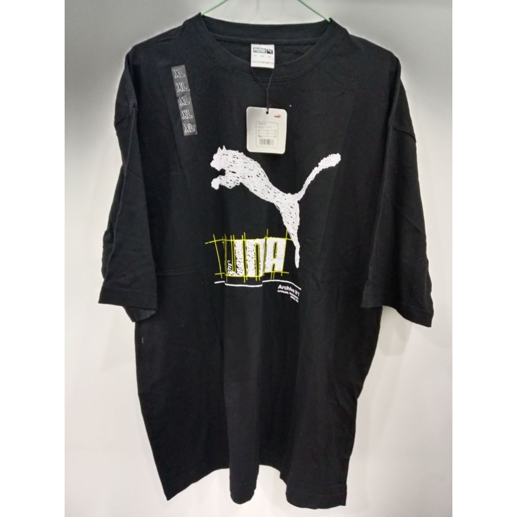 T-shirt Pria Original # PUMA # Black