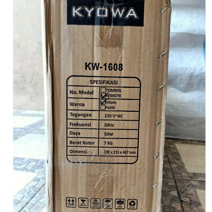 Kipas Angin tinggi kyowa 16'' KW 1608/ Kipas angin berdiri / Stand fan Putih/KYOWA Kipas Angin