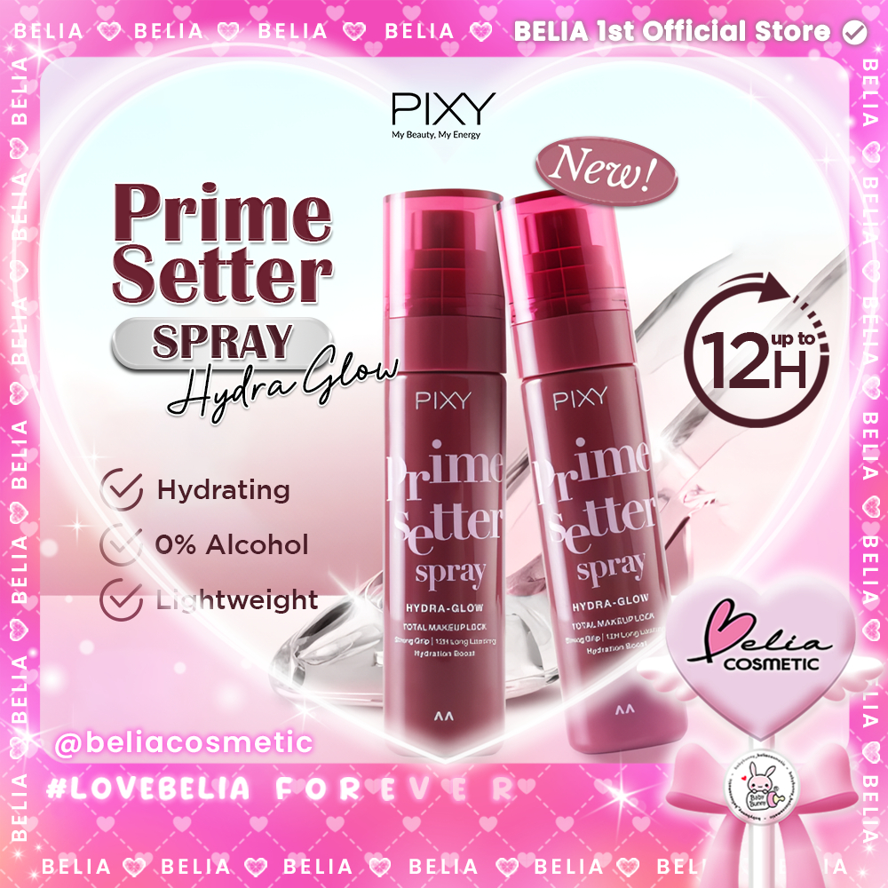 ❤ BELIA ❤ PIXY Primer Setter Spray Hydra-Glow 60ml | 2in1 Primer&Setting