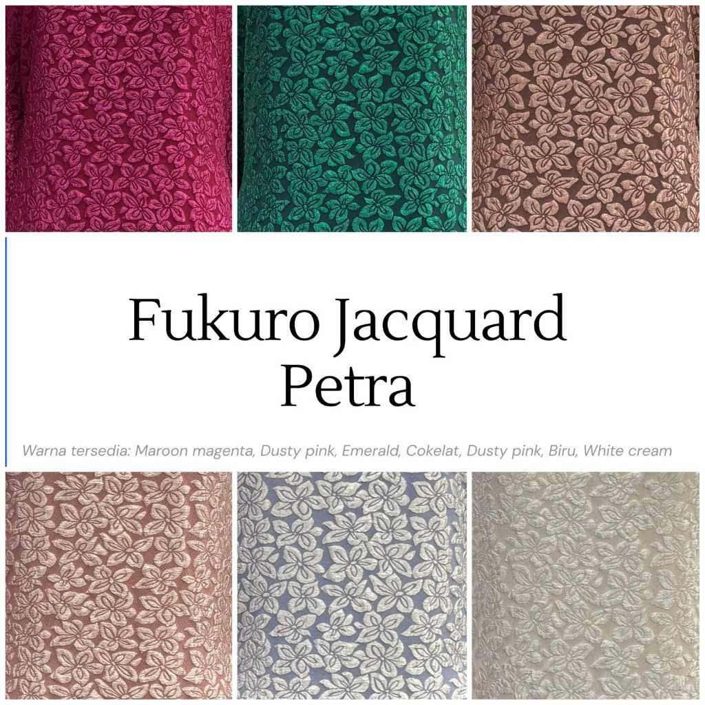 Kain Bahan Fukuro Jaguar / Fukuro Jacquard Petra  – Kain Premium untuk Kebaya Janggan & Gaun