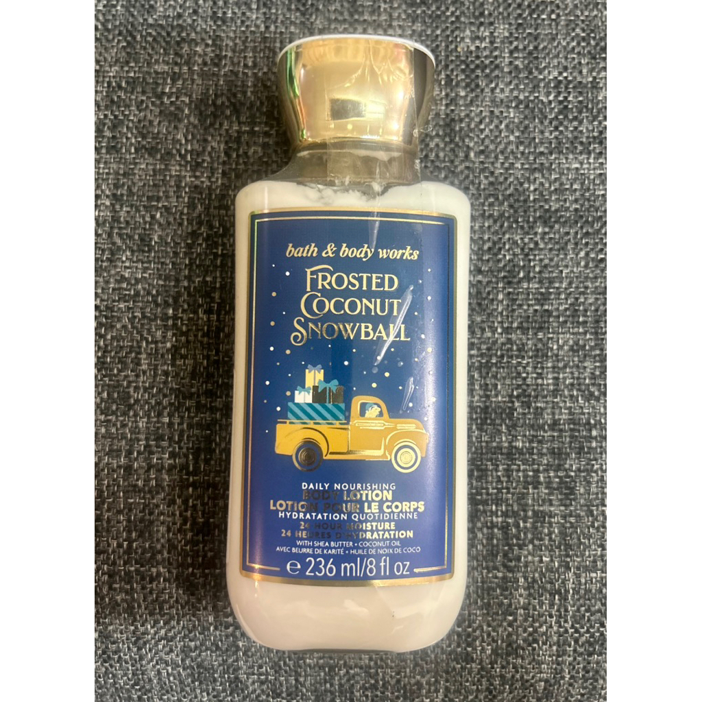 BBW Bath and Body Works Frosted Coconut snowball Original New