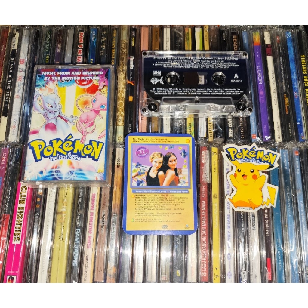 Kaset Sountrack Pokemon The First Movie -  Christina Aguilera, M2M, N SYNC, Emma Bunton