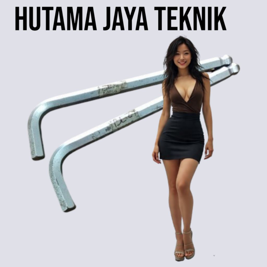 J-Tech || Kunci L Hex Key || Ball Point Ballpoint || 3/8 3/8" dim in inch || Panjang 18 cm