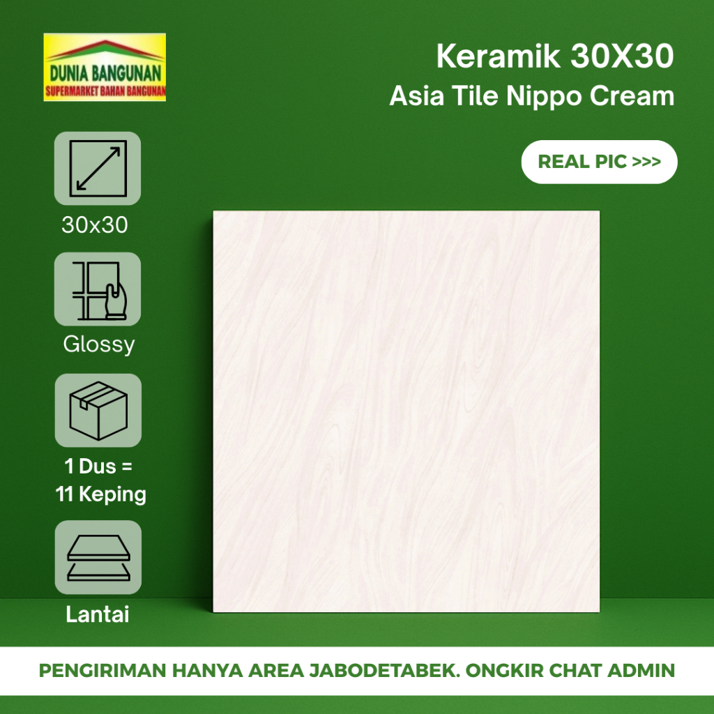 Keramik 30x30 Lantai Asia Tile Zigma Cream Keramik Lantai Marble Cream
