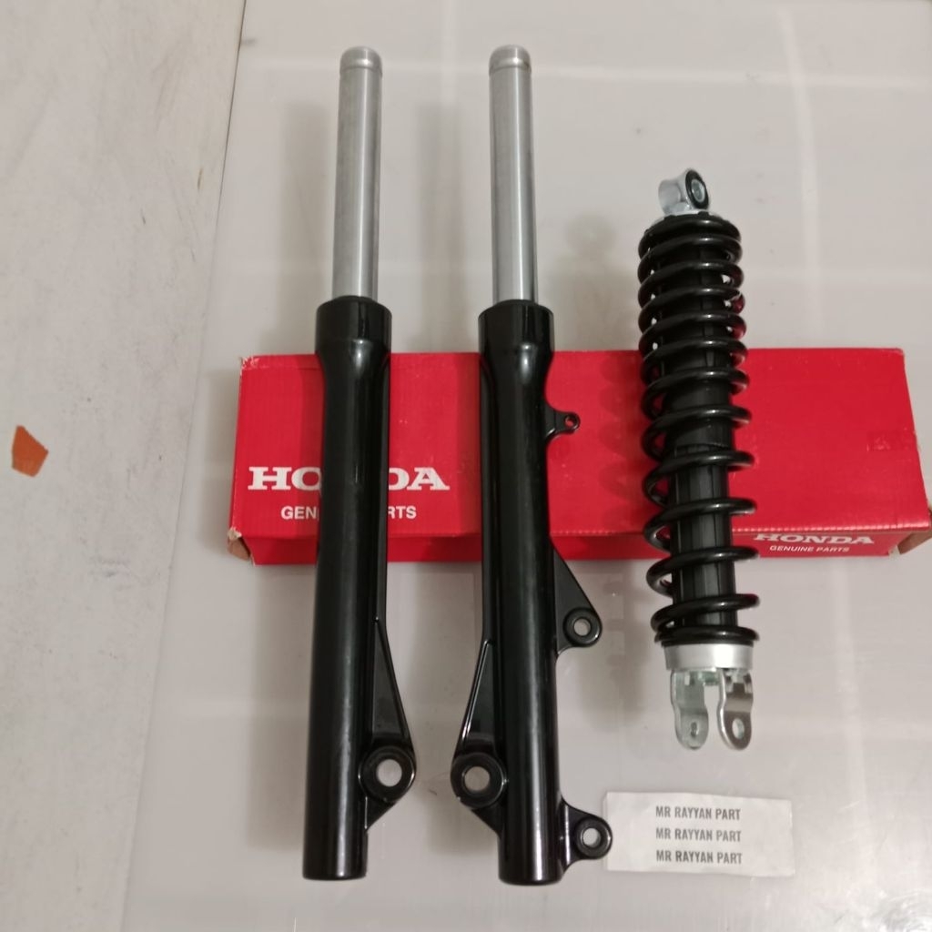 As shock depan tabung+shockbreaker belakang beat fi beat fi 2013-2019 beat fi KZL Komplit