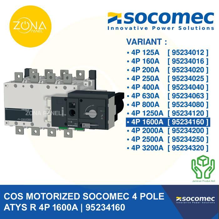 COS CHANGE OVER SWITCH MOTORIZED SOCOMEC ATYS R 4P 1600A 95234160