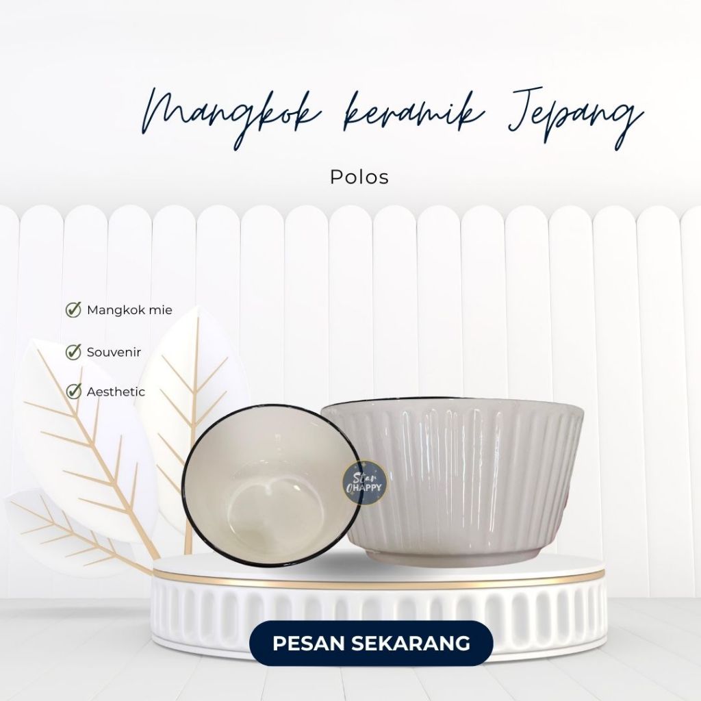 *FREE GIFT* Mangkok Keramik Jepang motif polos