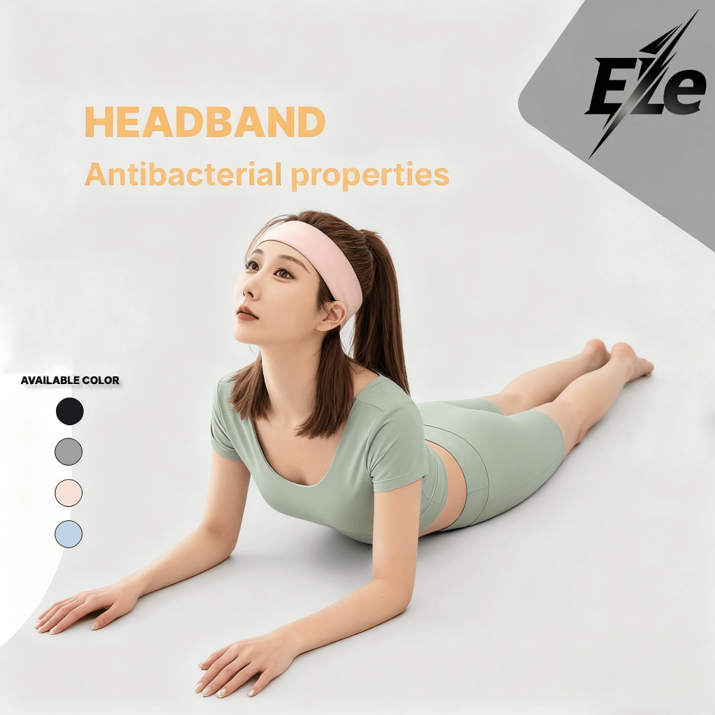 Headband Olahraga Pria ANTI SLIP - Bandana untuk Basket, Gym, Fitness, Yoga, Running & Futsal