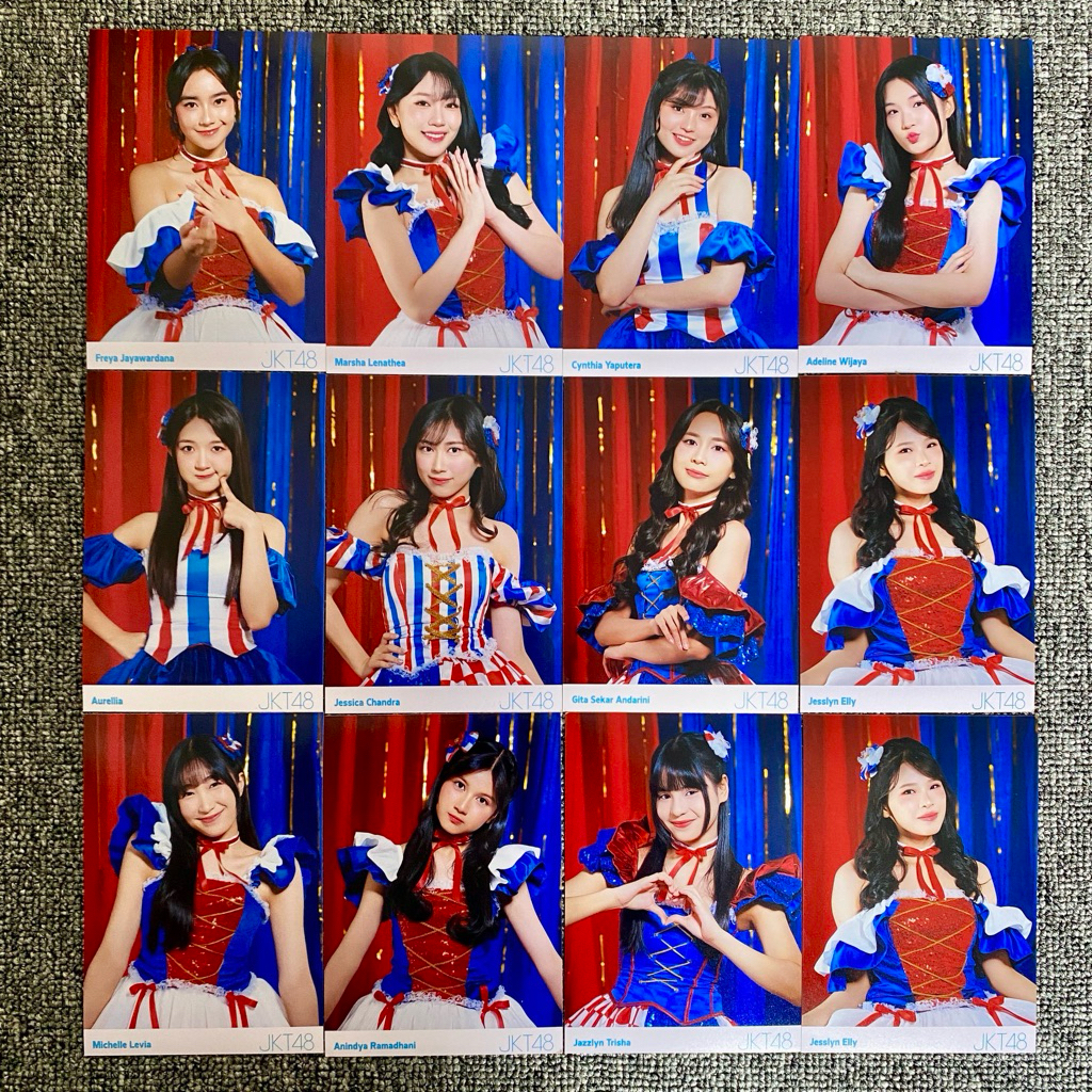 PP Photopack JKT48 Ishou Wonderland Anniversary 13th (Freya, Marsha, Delynn, Gita, Levi, Jessi, Lyn,