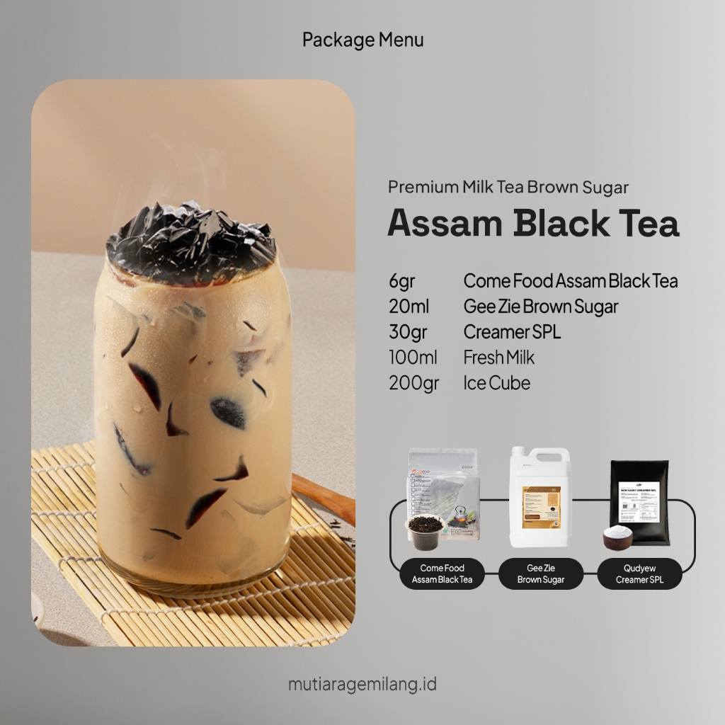 MUTIARAGEMILANG.ID RECIPE MGI - PREMIUM MILKTEA Paket Bundling Menu Hemat Minuman Kekinian | Based C