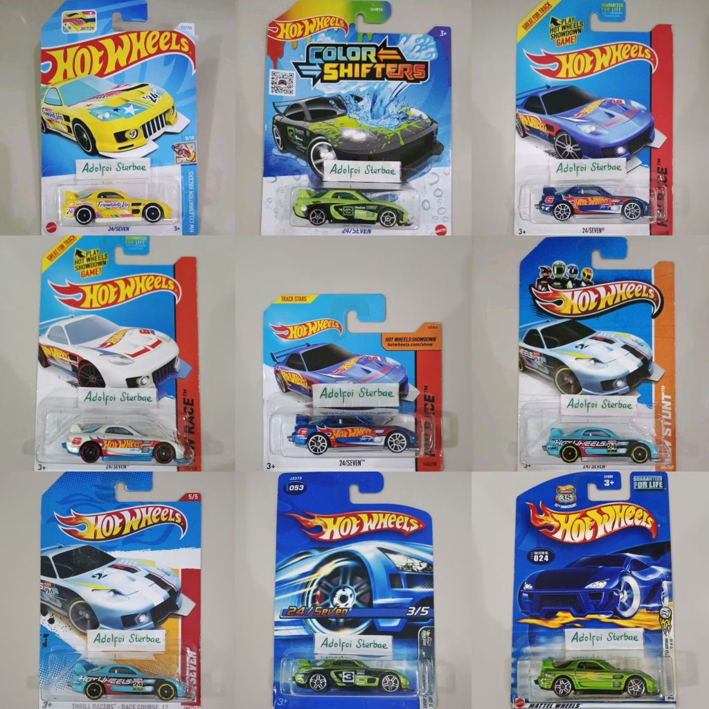 hotwheels hot wheels 24/seven 24 / seven thrill racers race course 12 drift kings lwc racing edisi c