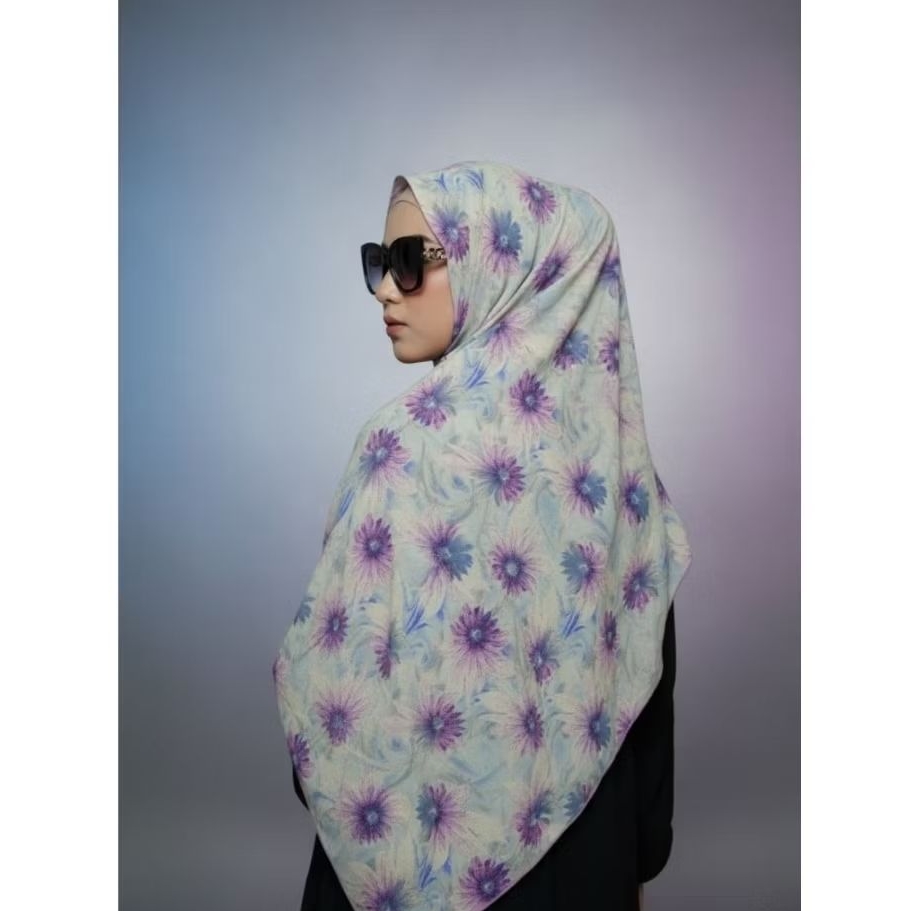 hijab motif flower