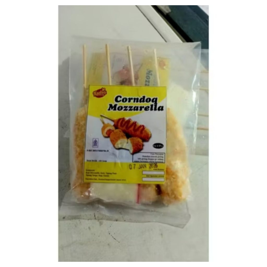 Corndog Mozzarella Goreng/Corndog/Corndog Mozzarella/Nisofood