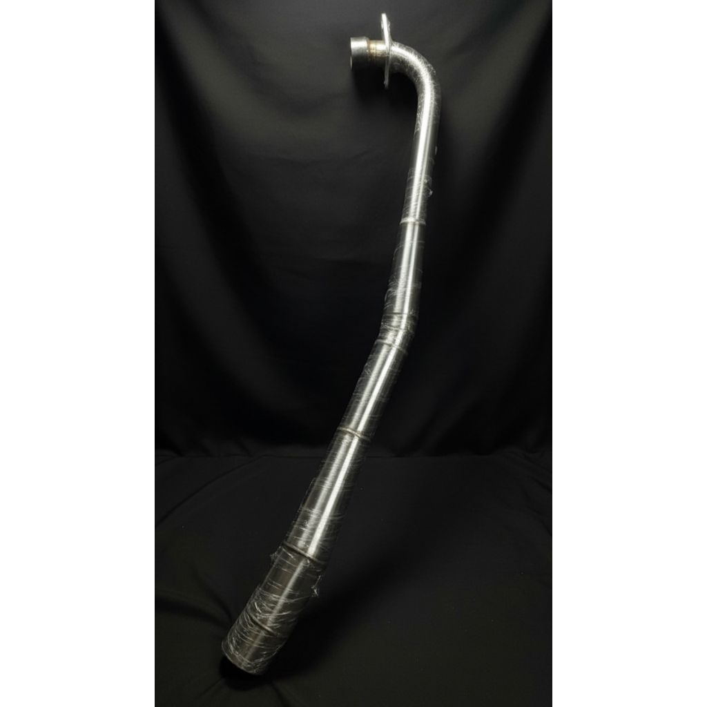 LEHERAN KNALPOT FULL STAINLESS SUPRA X 125 F2 RACING EXHAUST MODEL ROAD RACE INLET 50 MM