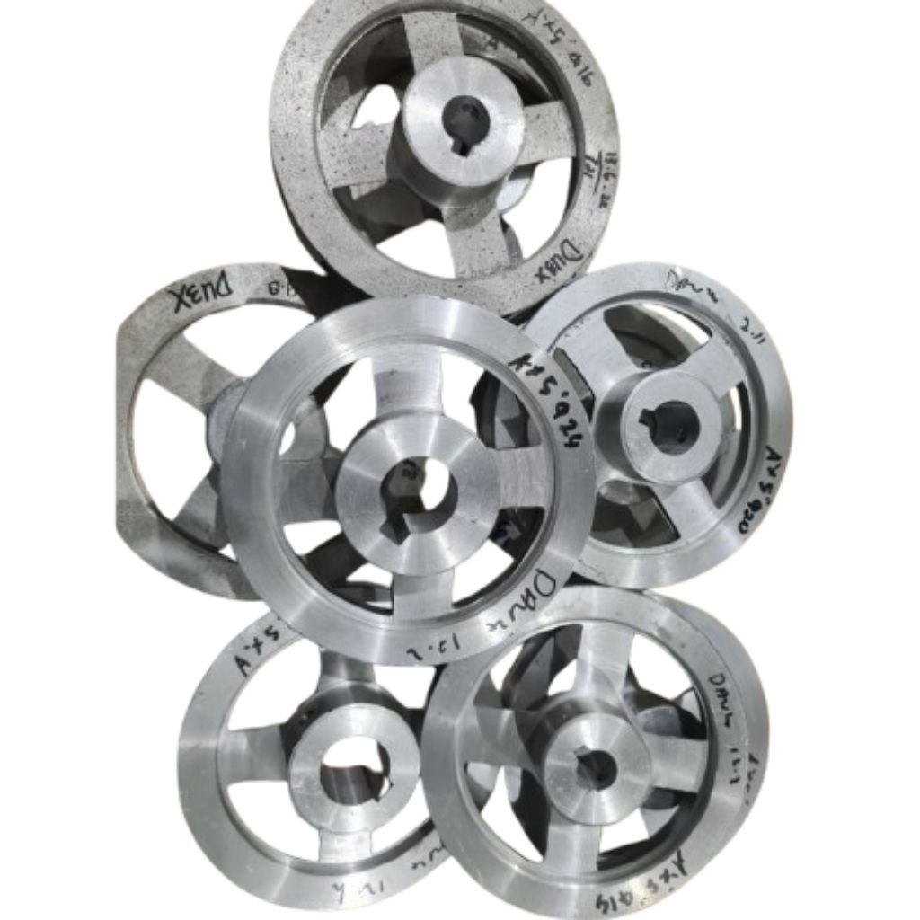 Pulley Aluminium Puli Penggerak Mesin Dinamo Dan Mesin Penggerak Bensin Alur 1 5Inchi