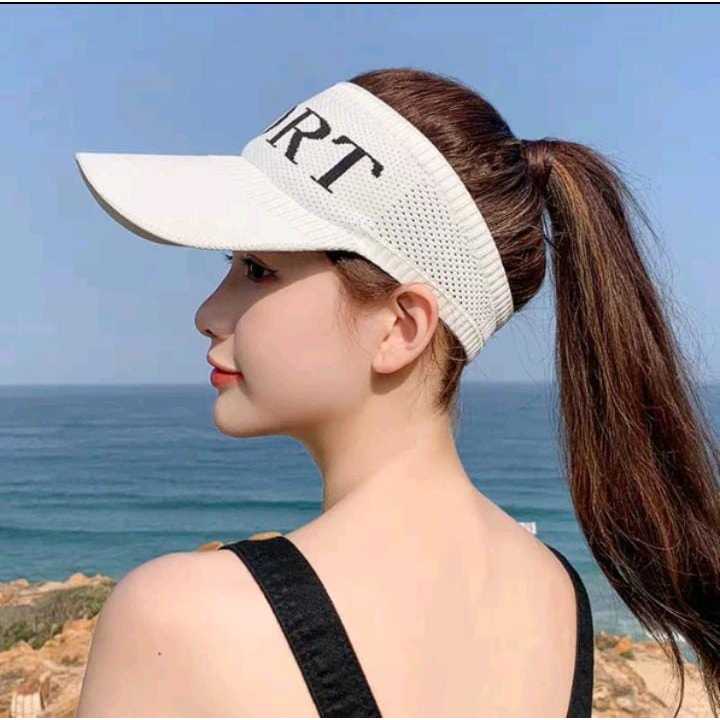 Topi Gym Sporty Wanita Pria Anti Matahari