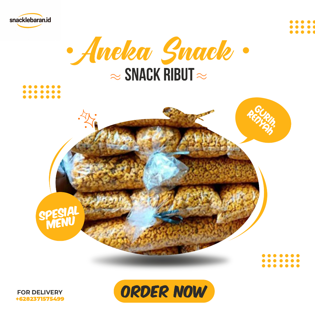 ribut snack kembang ribut 1kg