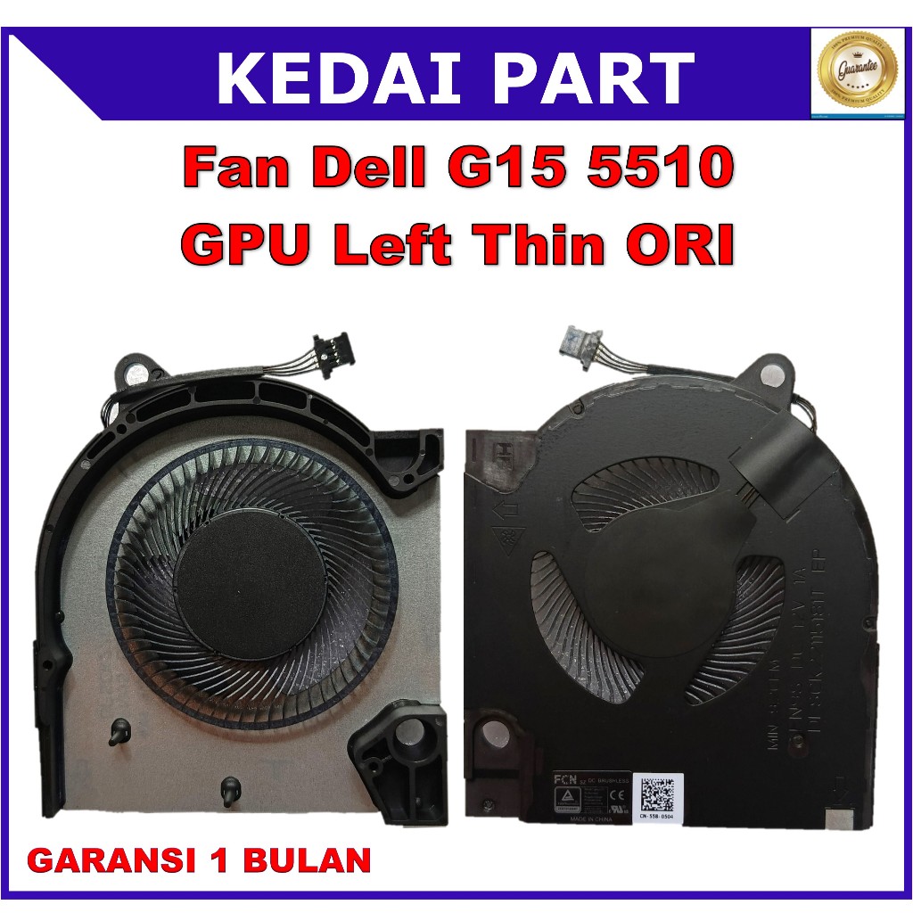 Fan Dell G15 5510 G15 5511 G15 5515 RTX3050 RTX3060 RTX3070 GPU ORI