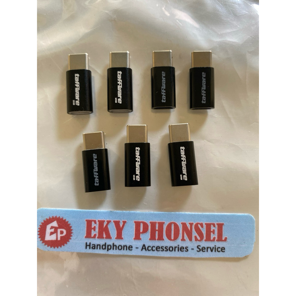 ADAPTER KONVERTER MICRO USB KE USB 3.1 TYPE C BAHAN ALUMUNIUM CONVENTER KOVENTER ADAPTOR TIPE MIKRO 