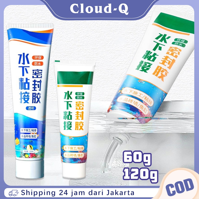 Lem Retakan Lantai Kamar Mandi Perekat Fish Tank Dinding Tembok Retak