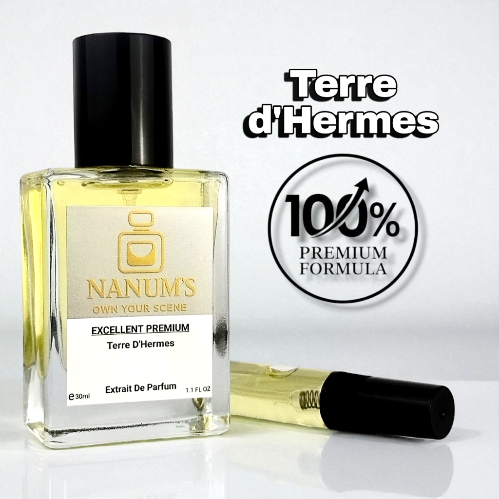 Extrait De Parfum Terre Dhermes 30ml+5ml Parfum Pria Unisex Wangi Tahan Lama Long-Lasting