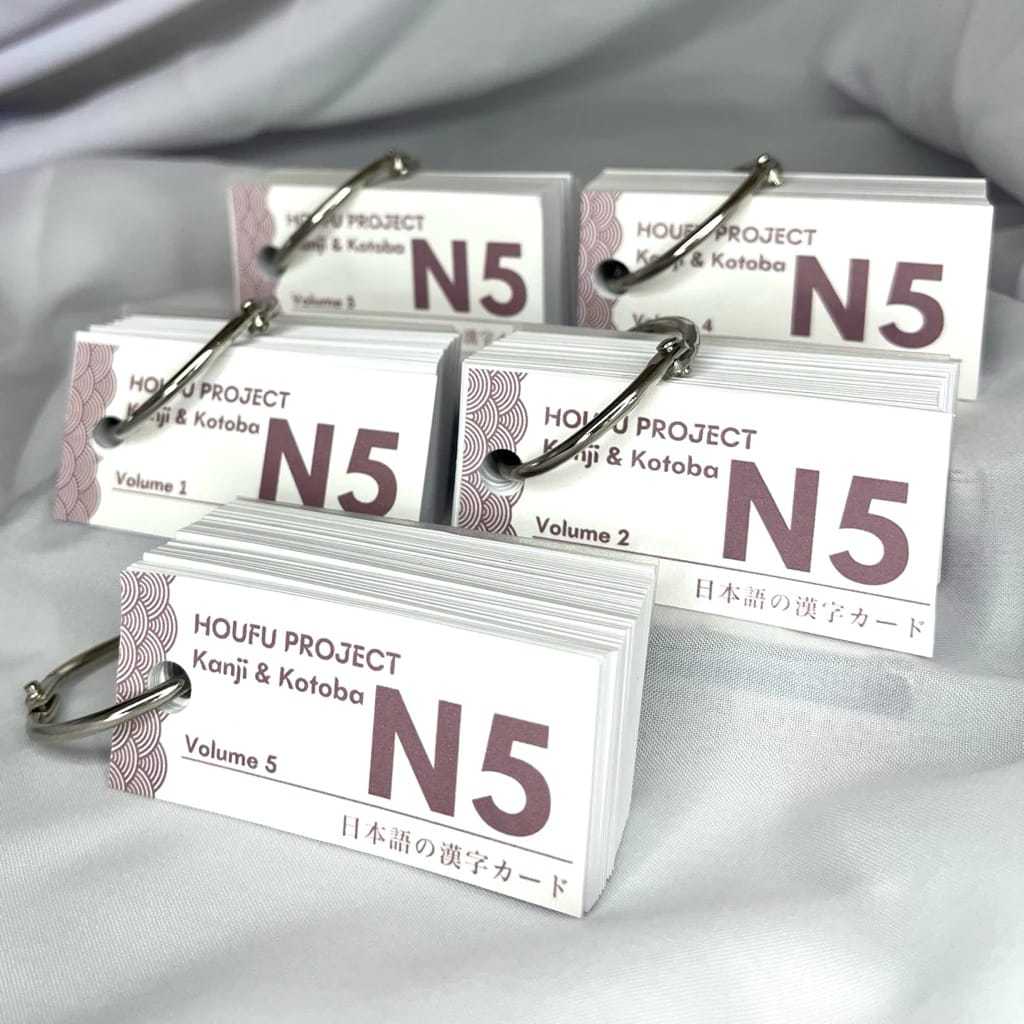 (410 Kanji) FLASH CARD KANJI & KOTOBA N5