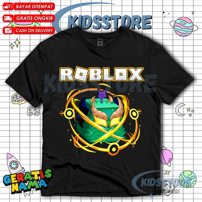 (BISA COD) Kaos Anak game ROBLOX DRAGON BLOX FRUITS VIRAL  - Baju Anak DRAGON BLOX FRUIT KEREN Fashi