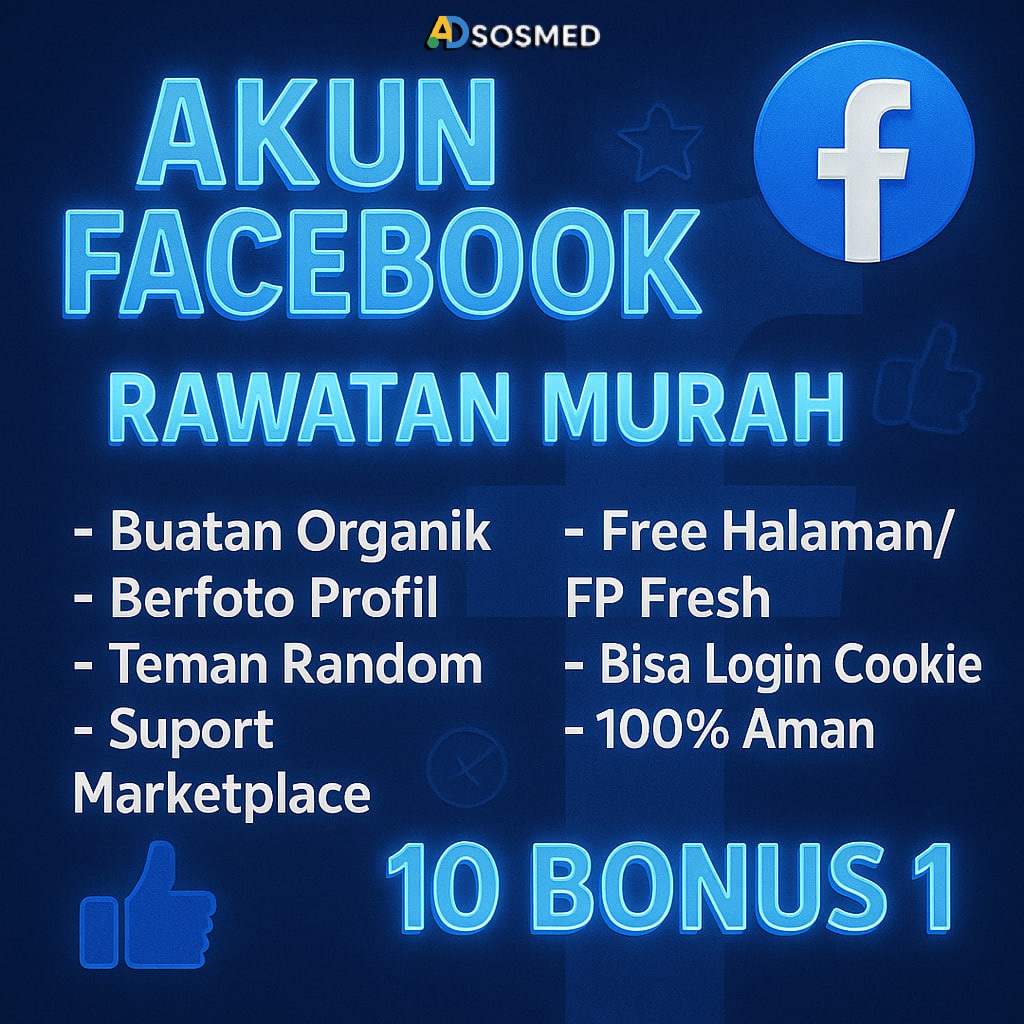 AKUN FACEBOOK SPAM KUAT ORGANIK, PROFIL+ HALAMAN/ FP + MP, A2F ON ( Beli 10 Gratis 1 )