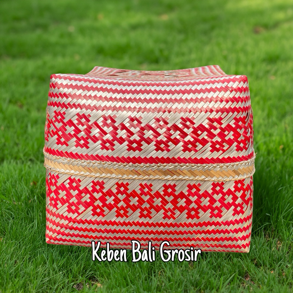 KEBEN BANGLI 20 x 20 Sokasi Bangli 20cm Keben Bambu Ulatan terlaris
