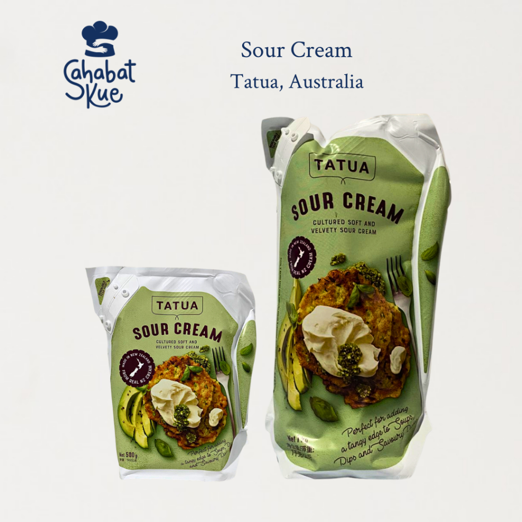 Tatua Sour Cream 500gr/1kg - Krim Asam Segar Premium Serbaguna