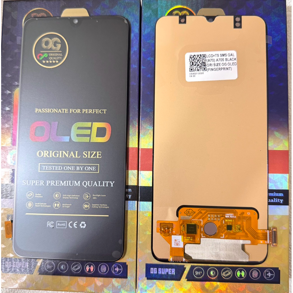 NEW LCD OG OLED BIG SIZE SAMSUNG A70 / A705 / A70F / A70S OLED BIG ORI SIZE & TICTOC LCD+TC+FRAME