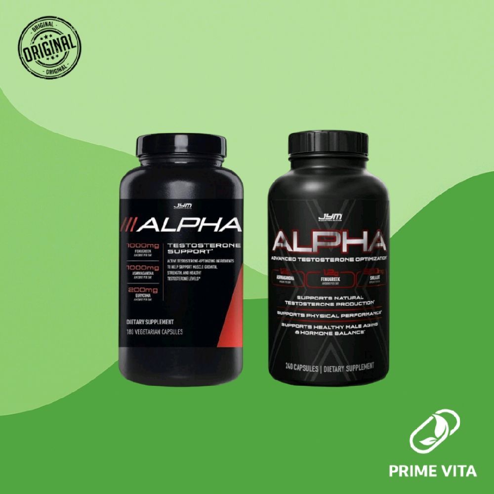 JYM Alpha X Advanced Testosterone Optimization – Suplemen Peningkat Testosteron Pria, Dukungan Hormo