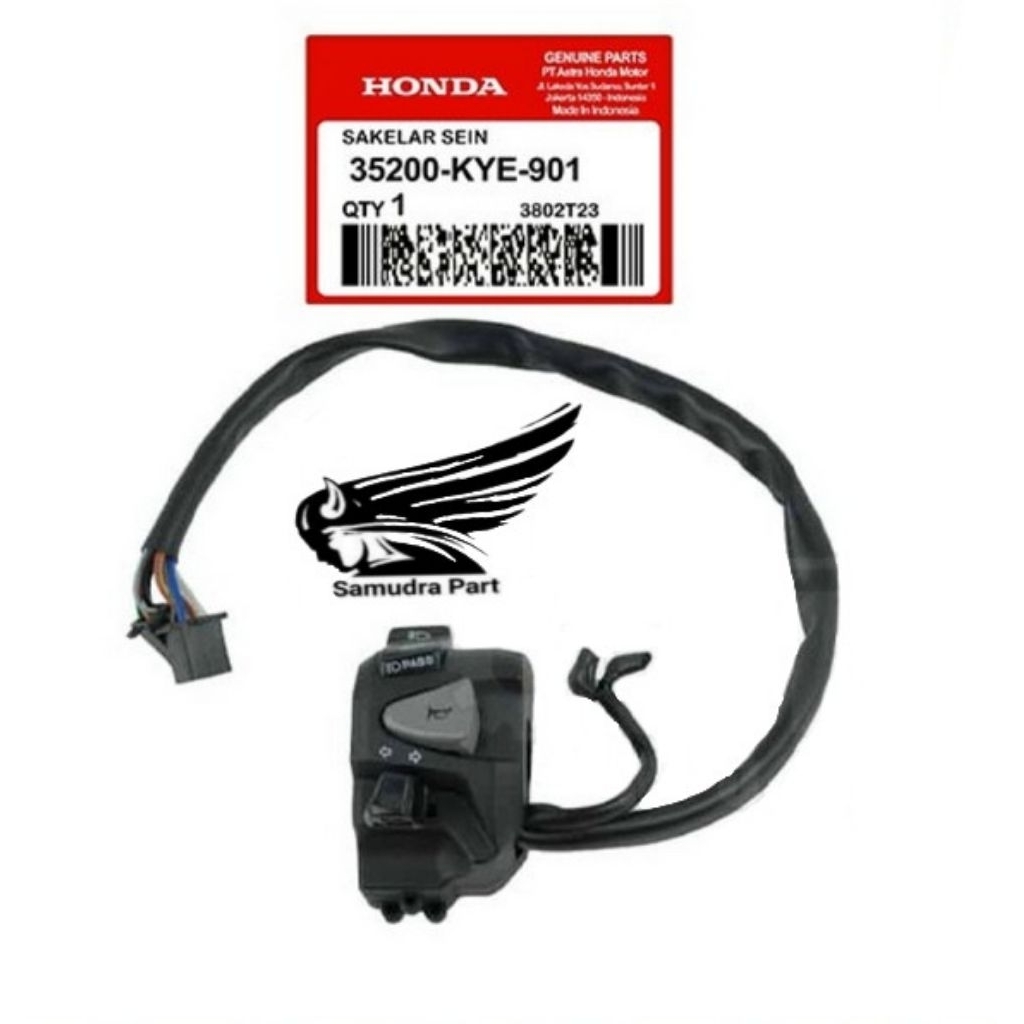 35200KEH660 Holder Kiri Megapro Primus Switch riting sein winker Megapro Fi Mono original 35200KYE90